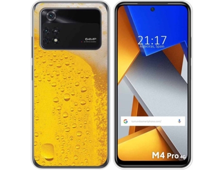 Carcasa para Xiaomi Poco M4 Pro 4G TUMUNDOSMARTPHONE Dibujos Cerveza Multicolor