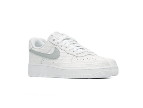 Zapatillas de Mujer NIKE Air Force Low Piel Blanco (36.5)