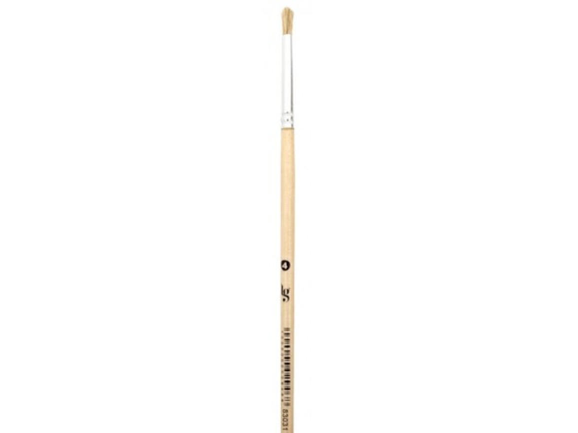 Cepillo LG Nº4 Natural Redondo C. Largo 83031