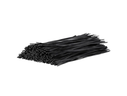 500 Bridas Flexibles De 15 Cm Para Jardín, Ideales Para Plantas, Cables Y Bolsas - Material: Hierro Revestido Negro