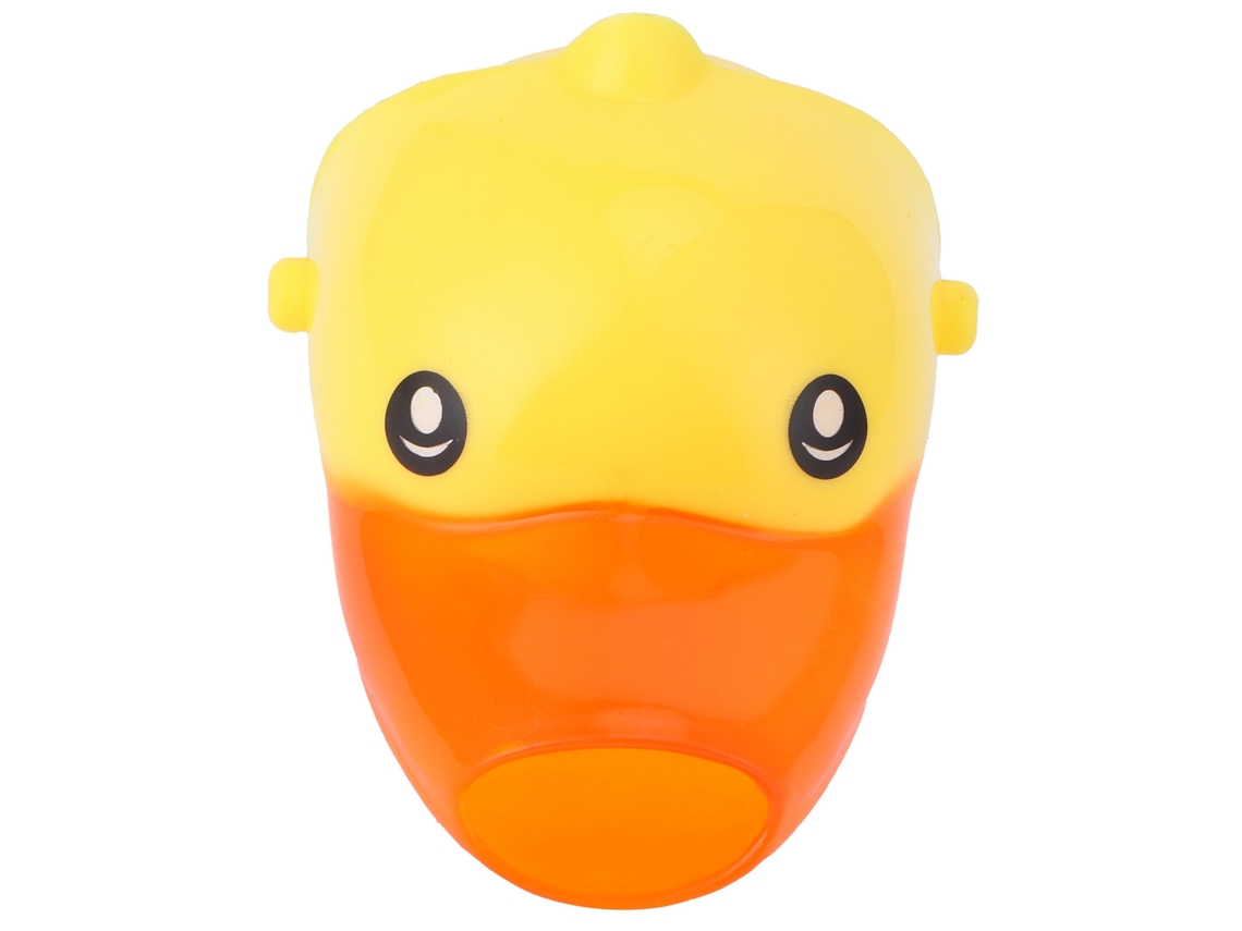 Extensor De Grifo Infantil De Silicona Con Diseño De Dibujos Animados - Accesorio Para El Lavado De Manos Del Bebé - Amarillo