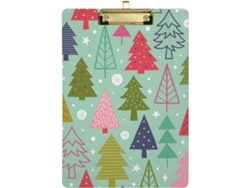 Besportble Árboles De Navidad Coloridos Sobre La Cama Y Arte Trabajo Más 31,8 X 22,9 0,3 Cm