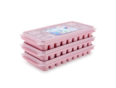 Pack de 3 Cajas de Huevos PLASCTIC FORTE (Rosa)