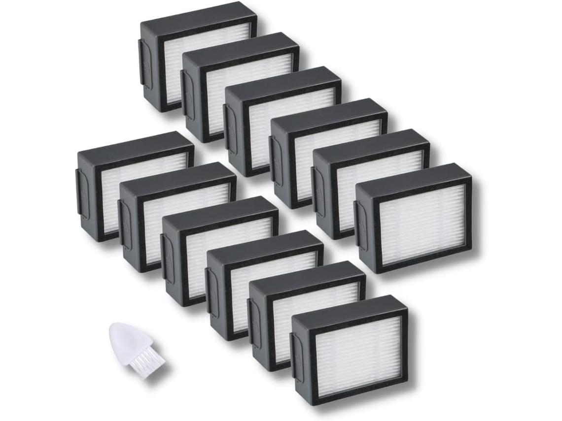 12Pcs Filtros de Substituição de para Irobot Roomba E5 E6 E7 I7 Aspirador de Pó GERTIZ