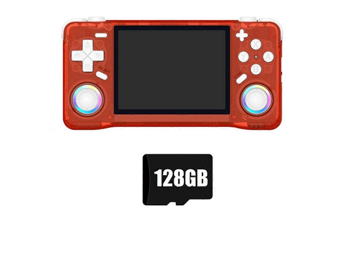 Consola de videojuegos portátil retro GOKOCO XF35H, 128 GB, pantalla IPS de 3,5 pulgadas