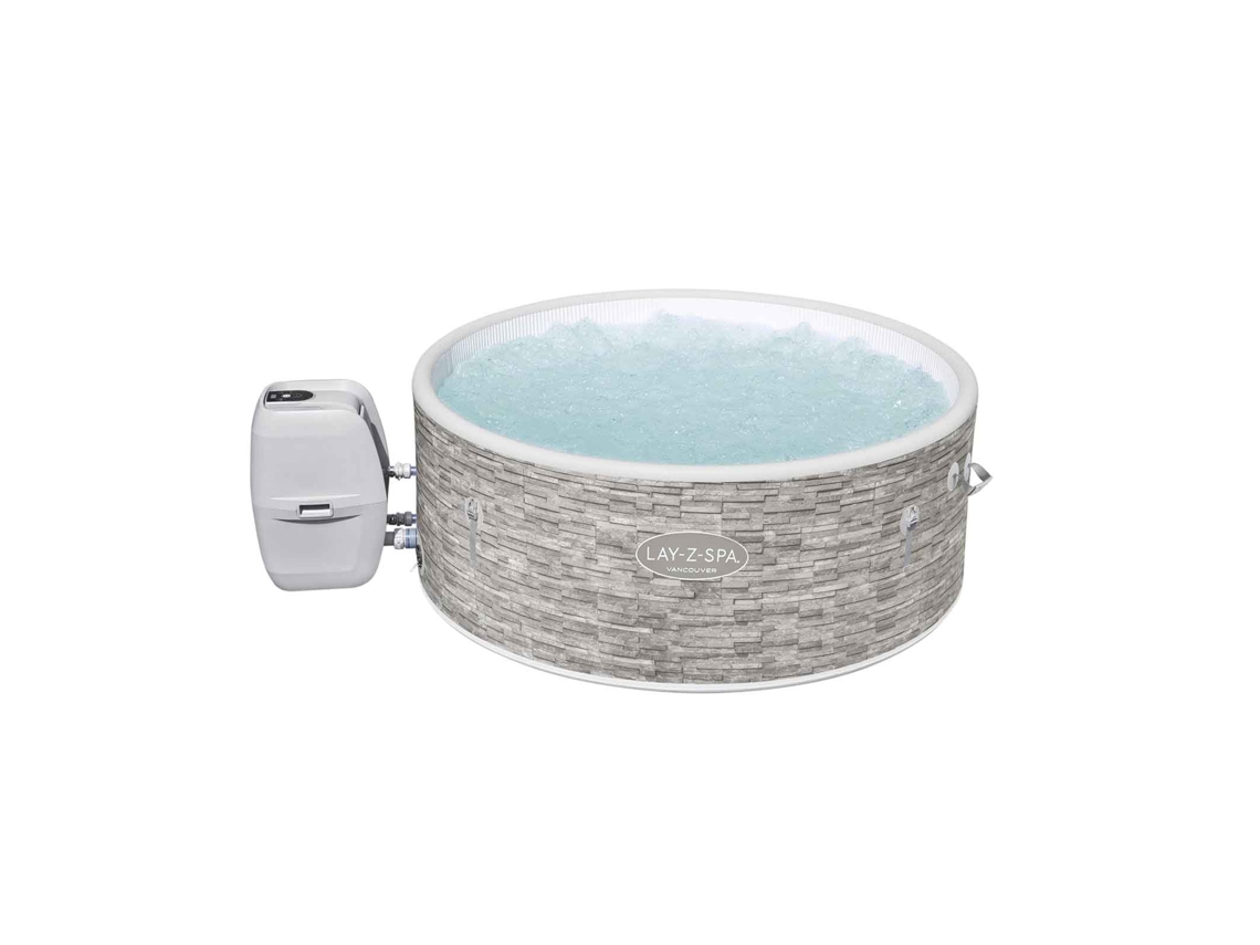 Spa Hinchable Bestway Lay-z-spa Vancouver Ø155x60 Cm Para 3-5 Personas Con Airjet Y Cobertor