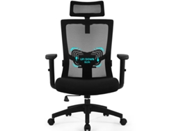 Silla de Oficina Ergonómica MIHAPPY Respaldo 90°–135°, reposabrazos ajustables 10 cm, reposacabezas 0°–120°, capacidad 155 kg