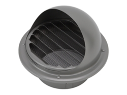 Ventilador De Pared Exterior Redondo De Acero Inoxidable Con Rejillas Impermeables Y Resistentes Al Viento Para Sistema De Ventilación.