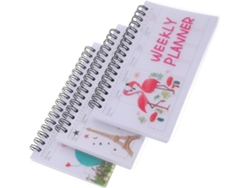 Agenda Escolar De 3 Piezas Con Cubierta De Pp Y Papel, Planificador Semanal.
