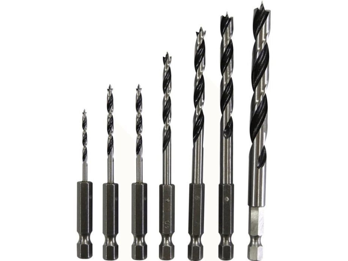 MAKITA Juego de brocas para madera de 7 piezas 1-4 D-62371