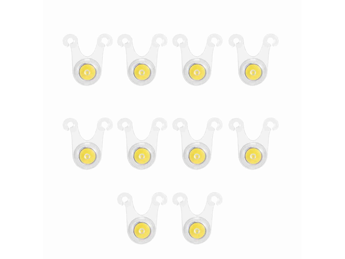 10 luces de cuerda para acampar al aire libre, resistentes al agua (IPX4), iluminación ecológica con cuerda para colgar.