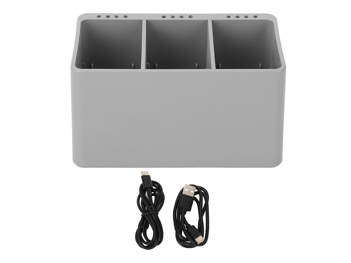 Cargador de batería para dron de 3 puertos compatible con Mini 3, Mini 3 Pro y Mini 4 Pro.