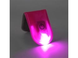 Omni-luz De Segurança Led Reflexiva Magnética Para Deportes Ao Ar Livre Ciclismo Running Clip Advertência Strobe Rosa