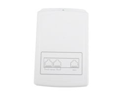 Extensor Poe Gigabit Externo, 1 Entrada, 2 Salidas, Repetidor De 1000 Mbps, Ieee802.3af/at, Plug And Play.