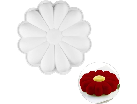 Molde de silicona para tartas, color blanco