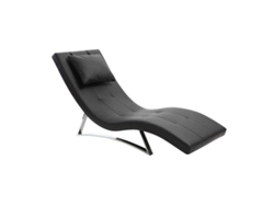 Chaise Longue Diseño Negro Monaco MILIBOO