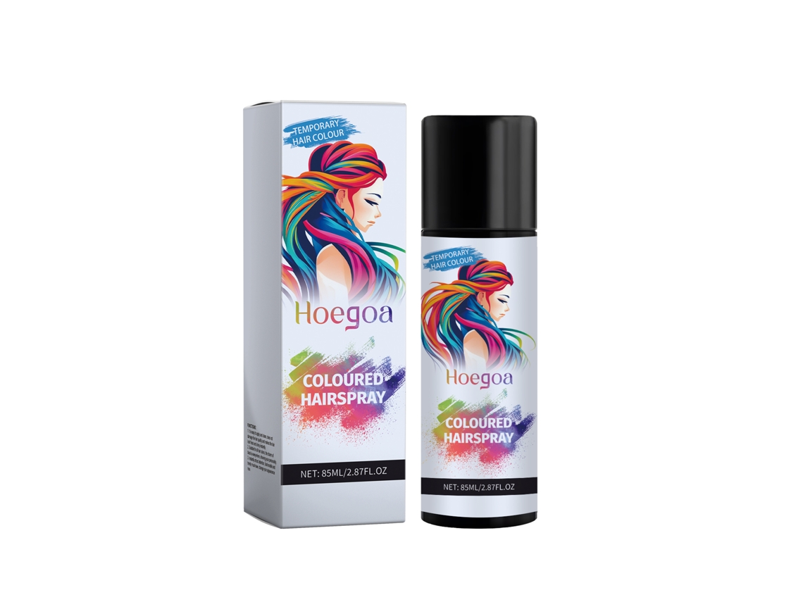 Spray de color temporal para cabello negro
