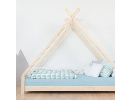 Cama tipi infantil TAHUKA 120 x 200 verde petróleo BENLEMI