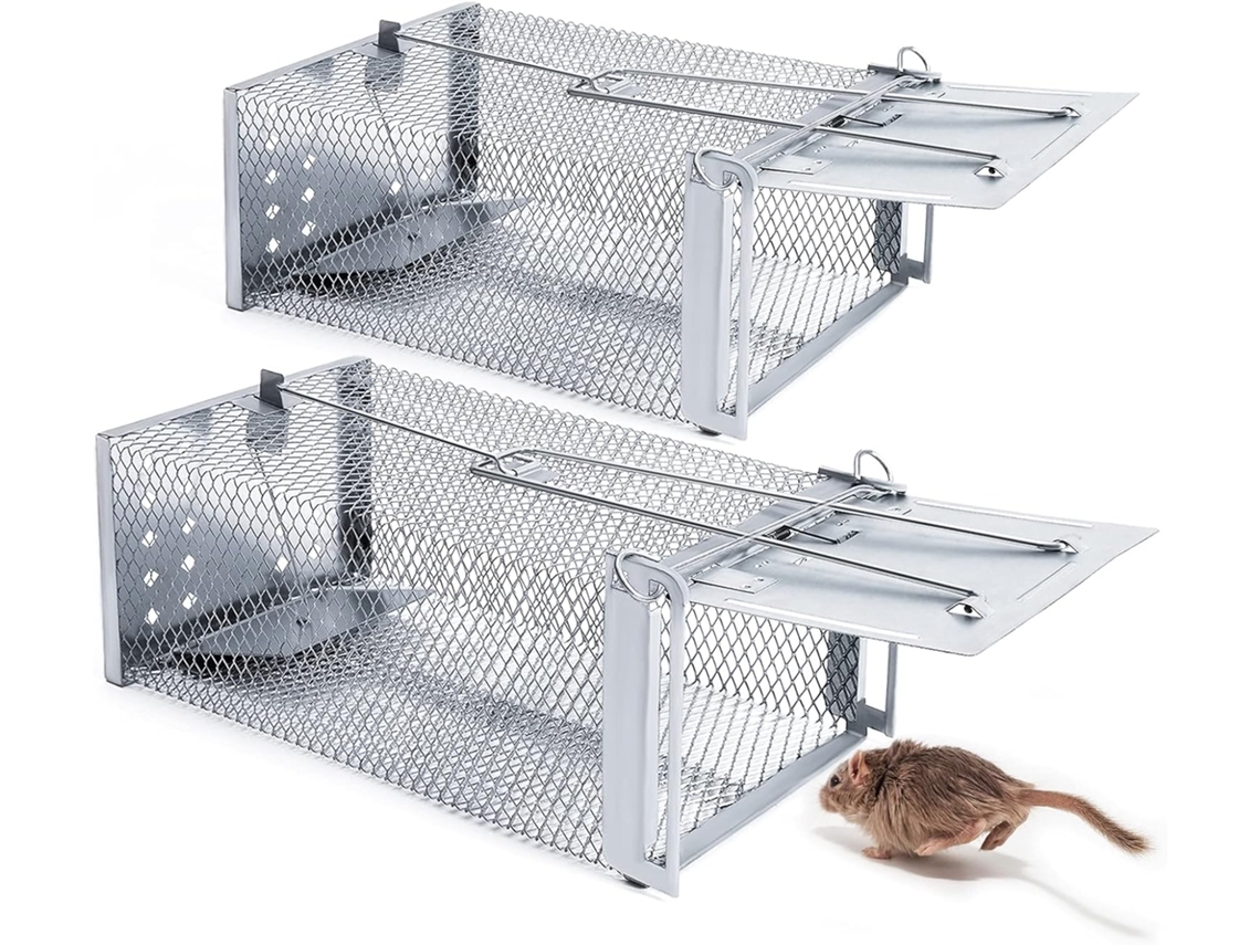 Trampas para ratones de acero inoxidable humanitarias