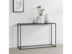 Consola [EN.CASA] Storage  (Negro - Metal, Resistente A Los Arañazos - 74 x 115 x 32 cm)