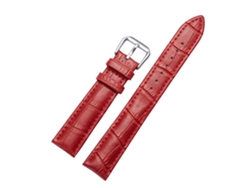 Cinto De Couro Moda Para Homem E Mulher Com Fivela De Aço Inoxidável Vermelho 18mm
