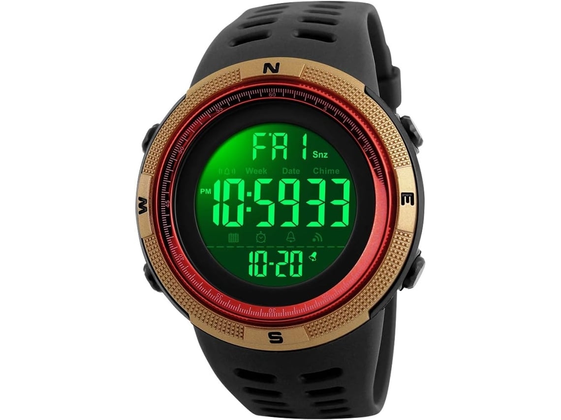 Reloj De Pulso Deportivo Multifunciones Militar Led Digital 50m Resistente Al Agua Yuysan