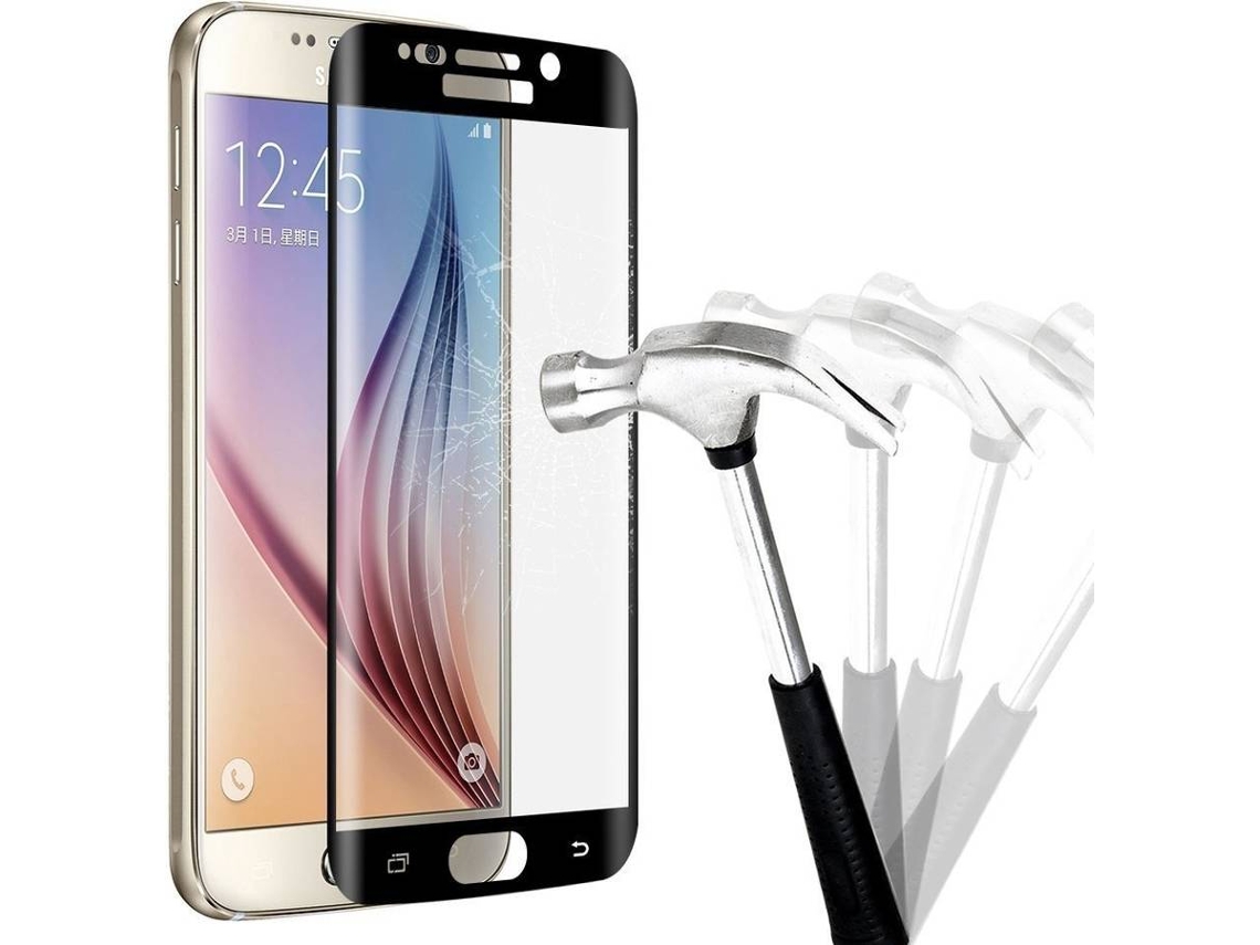 Protector Cristal Templado Samsung Galaxy S6 Edge+«Galaxy S6 Edge Plus Multi4You Full Cover 3D Negro