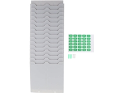 Tarjetero Telescópico De Pared Con 30 Ranuras, De Plástico Multifuncional, Para Almacenamiento En Oficinas O Almacenes.