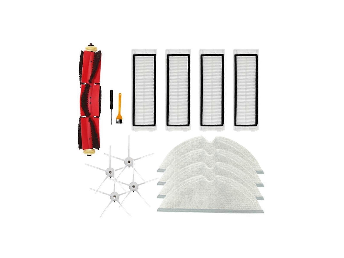 Accesorios para el robot aspirador S5 T7pro T6 Pure Sweeping Robot: cepillo principal, cepillo lateral y filtro de fibra HEPA.