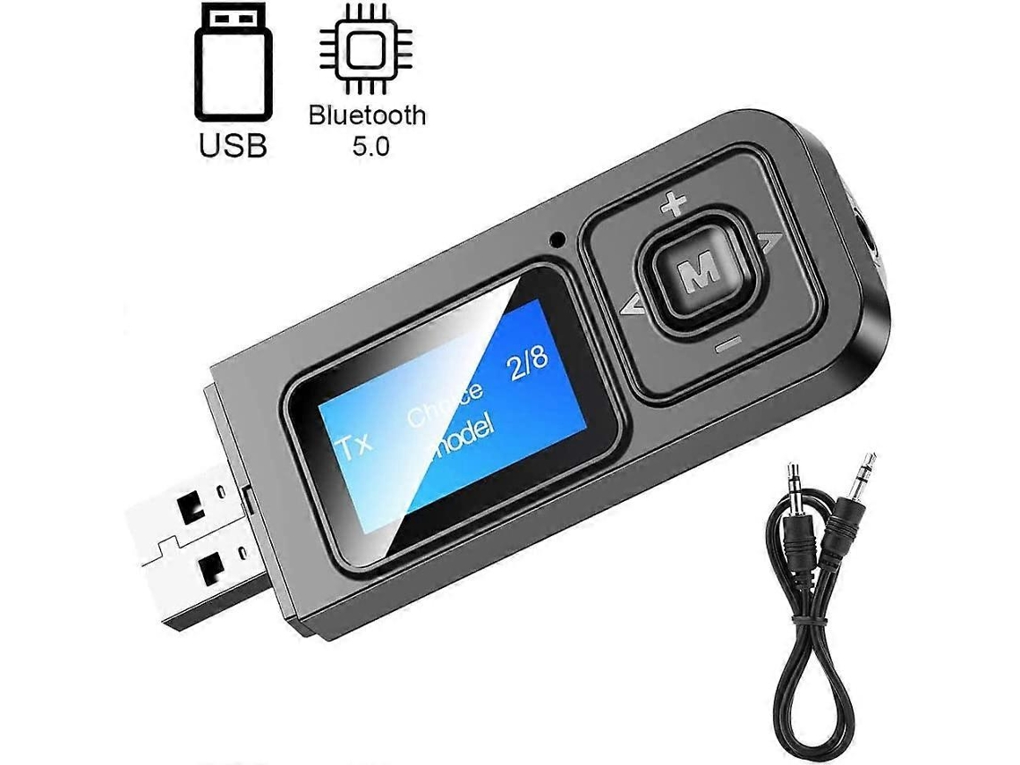 Transmisor, receptor y transmisor Rosewell Bluetooth 5.0, adaptador inalámbrico 2 en 1 con audio digital de 3,5 mm
