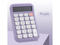 Bonita Calculadora De 12 Dígitos Con Gran Pantalla Lcd Y Botones Redondos Con Efecto Degradado, Ideal Para La Escuela, La Oficina Y El Hogar.