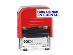 Sello COLOP 141686 Blanco Negro Rojo
