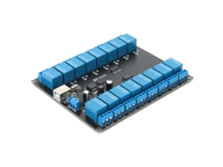 Módulo De Relés De 16 Canales Controlado Por Usb, 9-36 V, Spdt, Con Aislamiento Óptico, 10 A/250 V