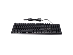Teclado Mecânico Gamer 104 Teclas Rgb Iluminação Usb Com Fio Carregamento Sem Fio Preto