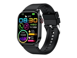 Reloj inteligente Yizhood de 2,04 pulgadas con monitorización de oxígeno en sangre por infrarrojos, pantalla AMOLED, resistente al agua y monitorización de la salud.