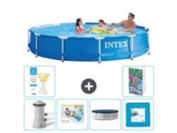 Intex Piscina Com Estrutura Redonda - 366x76 Cm - 7-peças S311