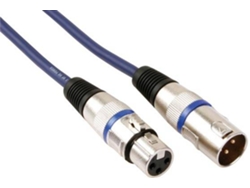 Cable Audio HQ POWER (XLR-XLR  - 1 m - Negro)