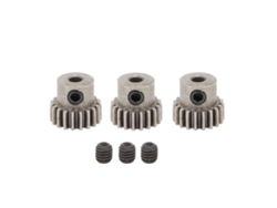 3 Piezas De Engranaje De Motor Para Coche Rc M0.6 3.175mm Piñón De Aleación De Acero Con Recubrimiento En Polvo 21d De Repuesto