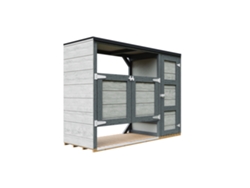 Cobertizo Jardín Para Cubos Basura 2x240l M981a-tundra Cavern