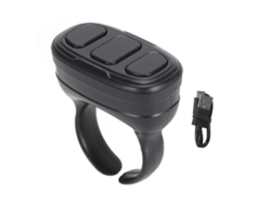 Control Remoto Bluetooth Para Página De Video Y Lectura De Novelas, Distancia 10m, Color Negro, Para Dedo