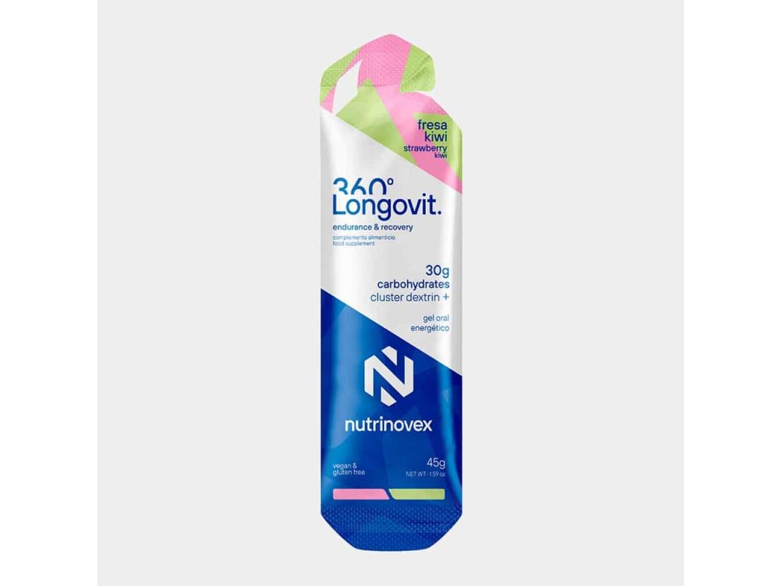 NUTRINOVEX Gel Longovit 360 Fresa-Kiwi (24 Uds)