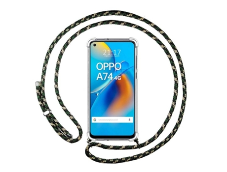Carcasa Oppo A74 4G TUMUNDOSMARTPHONE Colgante Verde
