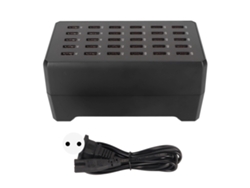 Estación De Carga Usb De 150 W, 1 A A 2,4 A, Con 30 Puertos De Carga Rápida Y Reconocimiento De Carga Inteligente Para Viajes, Reuniones Familiares Y