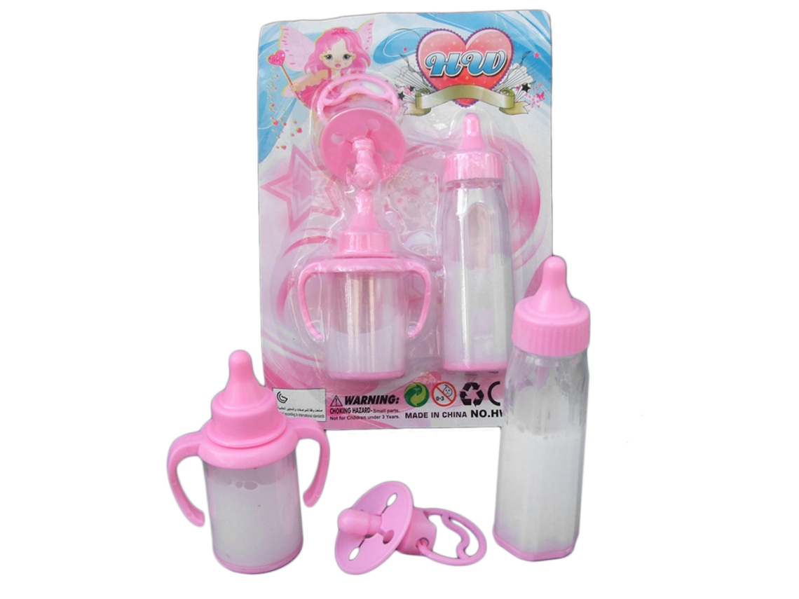 Botellas mágicas de juguete Ats, 2 piezas, botellas de plástico de simulación para niños