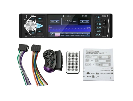 Altavoces Car-Audio EZII 4022D 4.1“ Bluetooth MP5 TF FM 12V AUX - Negro