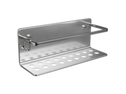 Cesta Retangular de Chuveiro Moon 30X10X12 Cm Prateadotatay