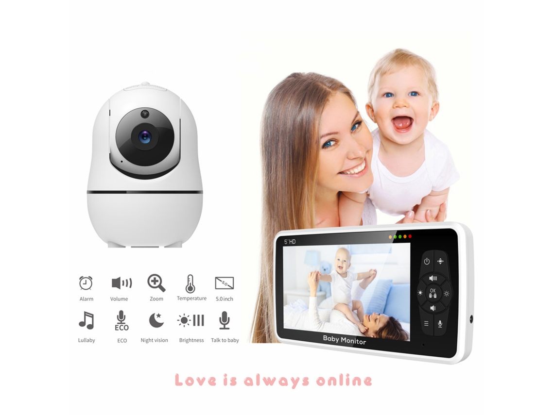 Intercomunicador para Bebé YDCY Sm50 Vídeo 5 Blanco