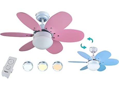 Ventilador de Techo BASTILIPO Aguadulce Rc