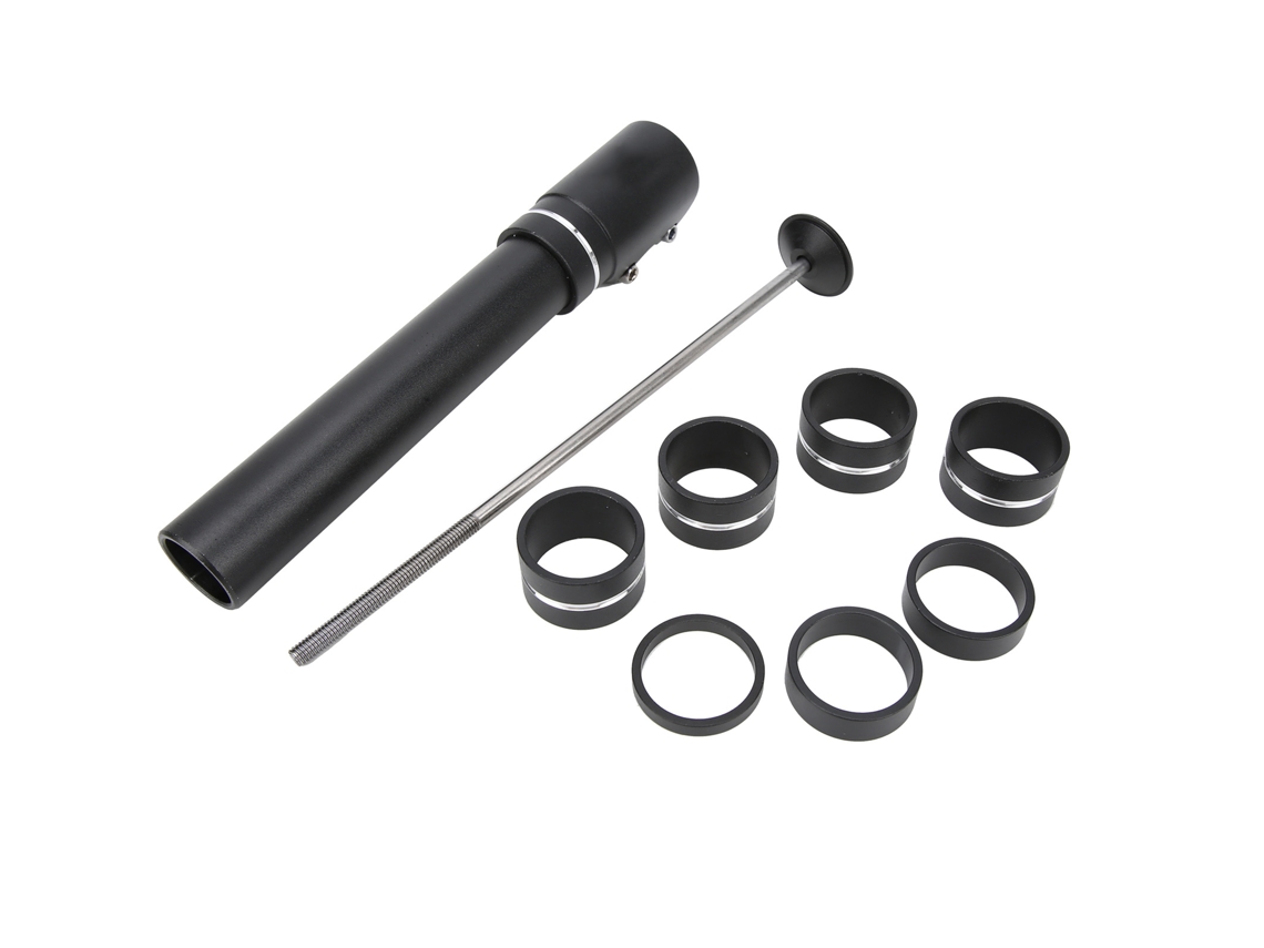 Extensor De Tubo De Dirección Ajustable Enlee De Aluminio 6061-t6 Para Bicicletas De Montaña, 210 Mm