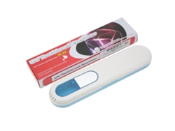 Esterilizador UV portátil para cepillos de dientes. Sanitiza y desinfecta el cabezal. Nostalgia88 (azul).